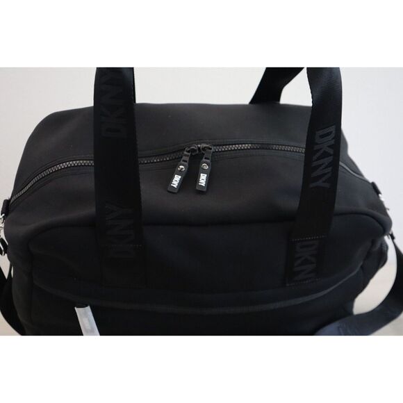 DKNY R11XDM60 Unisex Large Black Suzie Weekender Duffle Travel Bag - Picture 3 of 11
